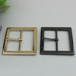 Big Square Center Bar Metal Buckle 50mm 2 For Belt Silver Gold Black Bronze Handmade Hardware Purse Bag Vintage DIY